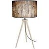Lampes de bureau Tosel Lampe a poser tr&eacute;pied bois naturel et Jute Beige Unique. . Maison & D&eacute;co > Lampes de bureau.