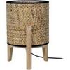 Lampes de bureau Tosel Lampe de chevet tr&eacute;pied bois naturel et Jute Beige Unique. . Maison & D&eacute;co > Lampes de bureau.