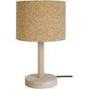 Lampes de bureau Tosel Lampe de chevet droit bois naturel et li&egrave;ge Beige Unique. . Maison & D&eacute;co > Lampes de bureau.