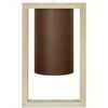 Lustres, suspensions et plafonniers Tosel Suspension carr&eacute; bois naturel et marron Beige Unique. . Maison & D&eacute;co > Lustres, suspensions et plafonniers.