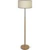 Lampadaires Tosel Lampadaire droit bois naturel et marron Beige Unique. . Maison & D&eacute;co > Lampadaires.