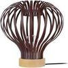 Lampes de bureau Tosel Lampe a poser larme m&eacute;tal naturel et marron Beige Unique. . Maison & D&eacute;co > Lampes de bureau.