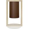 Lampes de bureau Tosel Lampe de chevet colonne bois naturel et marron Beige Unique. . Maison & D&eacute;co > Lampes de bureau.