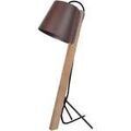 Lampes de bureau Tosel Lampe de bureau tr&eacute;pied bois naturel et marron Beige Unique. . Maison & D&eacute;co > Lampes de bureau. Grenoble