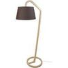 Lampadaires Tosel Lampadaire arqu&eacute; bois naturel et marron Beige Unique. . Maison & D&eacute;co > Lampadaires.