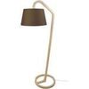 Lampadaires Tosel Lampadaire arqu&eacute; bois naturel et marron Beige Unique. . Maison & D&eacute;co > Lampadaires.