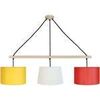 Lustres, suspensions et plafonniers Tosel Lustre poutre bois naturel et multicolore Beige Unique. . Maison & D&eacute;co > Lustres, suspensions et plafonniers.