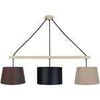 Lustres, suspensions et plafonniers Tosel Lustre poutre bois naturel et multicolore Beige Unique. . Maison & D&eacute;co > Lustres, suspensions et plafonniers.