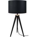 Lampes de bureau Tosel Lampe de chevet tr&eacute;pied bois naturel et noir Beige Unique. . Maison & D&eacute;co > Lampes de bureau. Grenoble