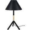 Lampes de bureau Tosel Lampe a poser droit bois naturel et noir Beige Unique. . Maison & D&eacute;co > Lampes de bureau.
