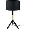 Lampes de bureau Tosel Lampe a poser droit bois naturel et noir Beige Unique. . Maison & D&eacute;co > Lampes de bureau.