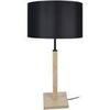 Lampes de bureau Tosel Lampe a poser colonne bois naturel et noir Beige Unique. . Maison & D&eacute;co > Lampes de bureau.
