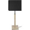 Lampes de bureau Tosel Lampe a poser colonne bois naturel et noir Beige Unique. . Maison & D&eacute;co > Lampes de bureau.