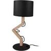 Lampes de bureau Tosel Lampe a poser articul&eacute; bois naturel et noir Beige Unique. . Maison & D&eacute;co > Lampes de bureau.