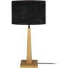 Lampes de bureau Tosel Lampe a poser droit bois naturel et noir Beige Unique. . Maison & D&eacute;co > Lampes de bureau.