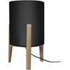 Lampes de bureau Tosel Lampe a poser cylindrique bois naturel et noir Beige Unique. . Maison & D&eacute;co > Lampes de bureau.