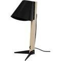 Luminaire sur Grenoble : Lampes de bureau Tosel Lampe de bureau tr&eacute;pied bois naturel et noir Beige Unique. . Maison & D&eacute;co > Lampes de bureau.