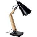Luminaire sur Grenoble : Lampes de bureau Tosel Lampe de bureau articul&eacute; bois naturel et noir Beige Unique. . Maison & D&eacute;co > Lampes de bureau.