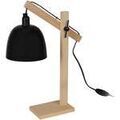 Luminaire sur Grenoble : Lampes de bureau Tosel Lampe de bureau articul&eacute; bois naturel et noir Beige Unique. . Maison & D&eacute;co > Lampes de bureau.