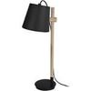 Lampes de bureau Tosel Lampe de bureau articul&eacute; bois naturel et noir Beige Unique. . Maison & D&eacute;co > Lampes de bureau.