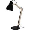 Lampes de bureau Tosel Lampe de bureau articul&eacute; bois naturel et noir Beige Unique. . Maison & D&eacute;co > Lampes de bureau.
