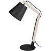 Lampes de bureau Tosel Lampe de bureau articul&eacute; bois naturel et noir Beige Unique. . Maison & D&eacute;co > Lampes de bureau.