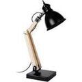 Luminaire sur Grenoble : Lampes de bureau Tosel Lampe de bureau articul&eacute; m&eacute;tal naturel et noir Beige Unique. . Maison & D&eacute;co > Lampes de bureau.