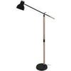 Lampadaires Tosel lampadaire liseuse articul&eacute; bois naturel et noir Beige Unique. . Maison & D&eacute;co > Lampadaires.