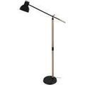 Lampadaires Tosel lampadaire liseuse articul&eacute; bois naturel et noir Beige Unique. . Maison & D&eacute;co > Lampadaires. Grenoble