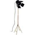 Lampadaires Tosel lampadaire liseuse articul&eacute; bois naturel et noir Beige Unique. . Maison & D&eacute;co > Lampadaires. Grenoble