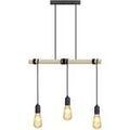 Luminaire sur Grenoble : Lustres, suspensions et plafonniers Tosel Lustre bar bois naturel et noir Beige Unique. . Maison & D&eacute;co > Lustres, suspensions et plafonniers.