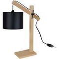 Luminaire sur Grenoble : Lampes de bureau Tosel Lampe de bureau articul&eacute; bois naturel et noir Beige Unique. . Maison & D&eacute;co > Lampes de bureau.