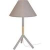 Lampes de bureau Tosel Lampe a poser droit bois naturel et taupe Beige Unique. . Maison & D&eacute;co > Lampes de bureau.