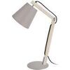 Lampes de bureau Tosel Lampe de bureau articul&eacute; bois naturel et taupe Beige Unique. . Maison & D&eacute;co > Lampes de bureau.