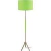 Lampadaires Tosel Lampadaire droit bois naturel et vert Beige Unique. . Maison & D&eacute;co > Lampadaires.