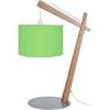 Lampes de bureau Tosel Lampe de chevet arqu&eacute; bois naturel et vert Beige Unique. . Maison & D&eacute;co > Lampes de bureau.