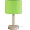 Lampes de bureau Tosel Lampe de chevet droit bois naturel et vert Beige Unique. . Maison & D&eacute;co > Lampes de bureau.