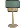 Lampes de bureau Tosel Lampe de chevet droit bois naturel et vert Beige Unique. . Maison & D&eacute;co > Lampes de bureau.