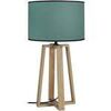 Lampes de bureau Tosel Lampe de chevet colonne bois naturel et vert Beige Unique. . Maison & D&eacute;co > Lampes de bureau.
