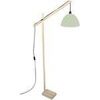 Lampadaires Tosel lampadaire liseuse articul&eacute; bois naturel et vert Beige Unique. . Maison & D&eacute;co > Lampadaires.