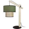Lampes de bureau Tosel Lampe a poser articul&eacute; bois naturel et vert kaki Beige Unique. . Maison & D&eacute;co > Lampes de bureau.