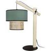 Lampes de bureau Tosel Lampe a poser articul&eacute; bois naturel et vert p&eacute;trole Beige Unique. . Maison & D&eacute;co > Lampes de bureau.