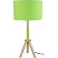 Lampes de bureau Tosel Lampe a poser tr&eacute;pied bois naturel,vert et blanc Beige Unique. . Maison & D&eacute;co > Lampes de bureau. Grenoble