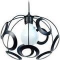 Lustres, suspensions et plafonniers Tosel Suspension globe m&eacute;tal noir Noir Unique. . Maison & D&eacute;co > Lustres, suspensions et plafonniers.