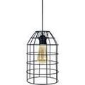 Lustres, suspensions et plafonniers Tosel Suspension lanterne m&eacute;tal noir Noir Unique. . Maison & D&eacute;co > Lustres, suspensions et plafonniers. Grenoble
