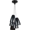 Lustres, suspensions et plafonniers Tosel Lustre grappe m&eacute;tal noir Noir Unique. . Maison & D&eacute;co > Lustres, suspensions et plafonniers.