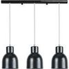 Lustres, suspensions et plafonniers Tosel Lustre bar m&eacute;tal noir Noir Unique. . Maison & D&eacute;co > Lustres, suspensions et plafonniers.