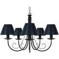 Lustres, suspensions et plafonniers Tosel Lustre multi bras m&eacute;tal noir Noir Unique. . Maison & D&eacute;co > Lustres, suspensions et plafonniers. Grenoble