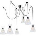 Lustres, suspensions et plafonniers Tosel Lustre grappe m&eacute;tal noir Noir Unique. . Maison & D&eacute;co > Lustres, suspensions et plafonniers. Grenoble