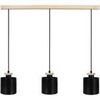 Lustres, suspensions et plafonniers Tosel Lustre bar m&eacute;tal noir Noir Unique. . Maison & D&eacute;co > Lustres, suspensions et plafonniers.